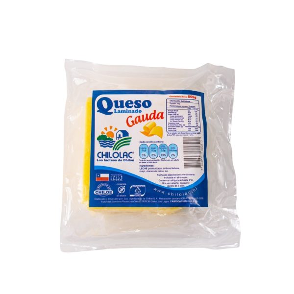 Queso Chilolac Gauda Laminado 500g. - Imagen 2