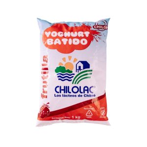 Yogur Chilolac Bolsa Batido Frutilla 1kg.