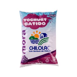 Yogur Chilolac Bolsa Batido Mora 1kg.