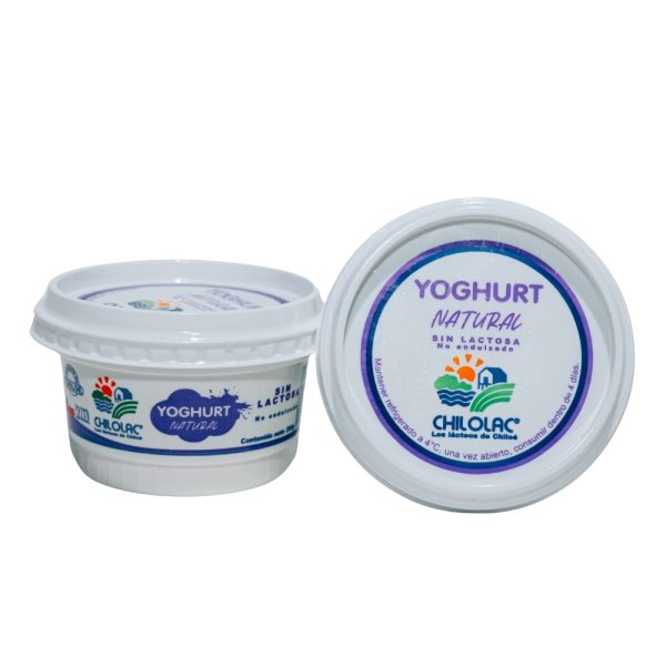 Yogur Chilolac Pote Natural Sin Lactosa 200g.